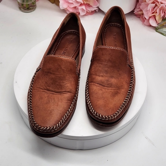 Trask Soft Sheepskin Handmade Slip On Loafers Sz 9.5 - Picture 8 of 15